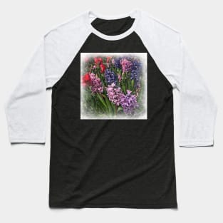 Hyacinth With Tulips Baseball T-Shirt